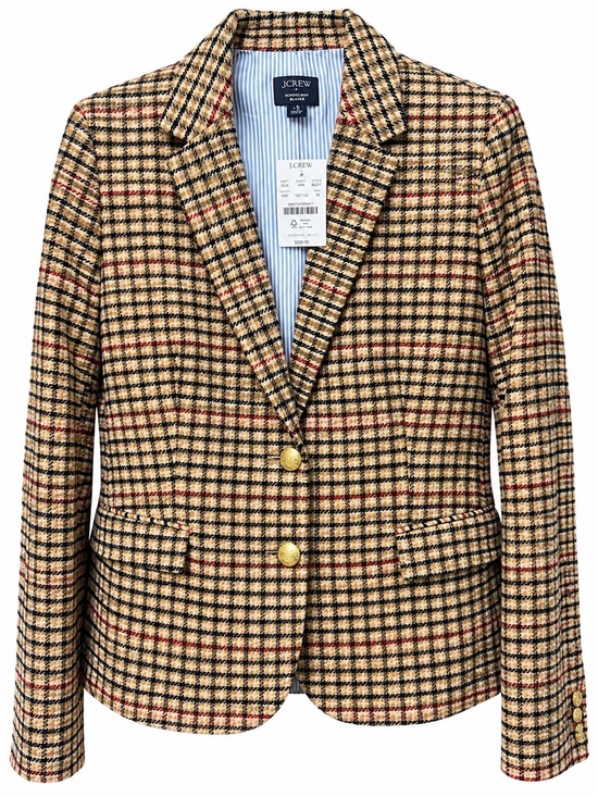 J. Crew Jackets & Blazers - J. Crew Green Tailored Blazer with Gold Buttons